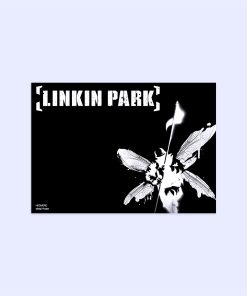 پوستر هومرو مدل فلزی طرح موسیقی Linkin Park کد PS1483