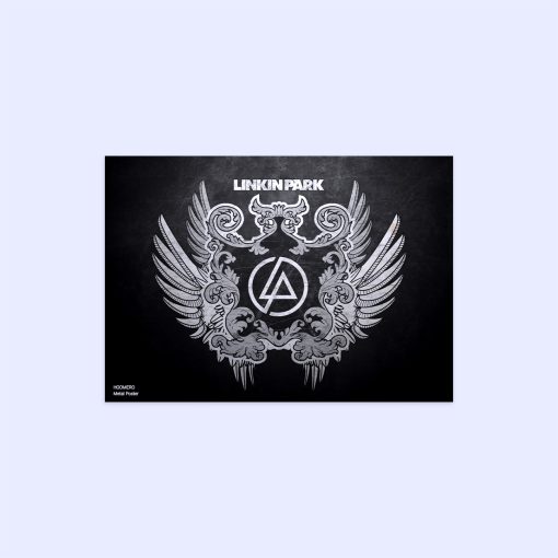 پوستر هومرو مدل فلزی طرح موسیقی Linkin Park کد PS1476