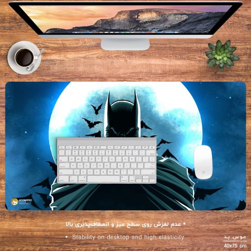 ماوس پد مخصوص بازی هومرو مدل MX452 طرح بتمن