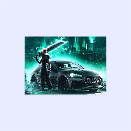 پوستر هومرو مدل فلزی طرح بازی Final Fantasy کد PS1214