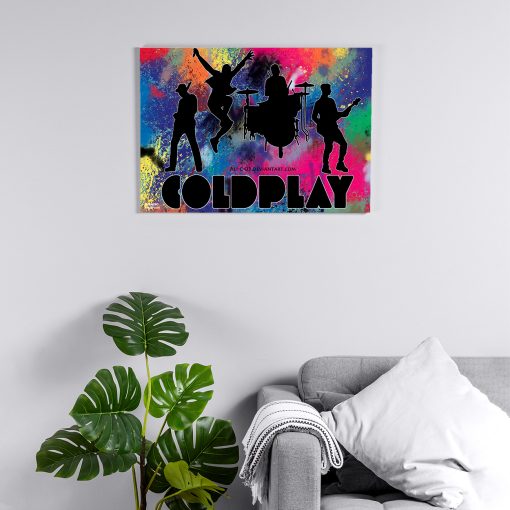 پوستر هومرو مدل فلزی طرح موسیقی COLDPLAY کد PS1460