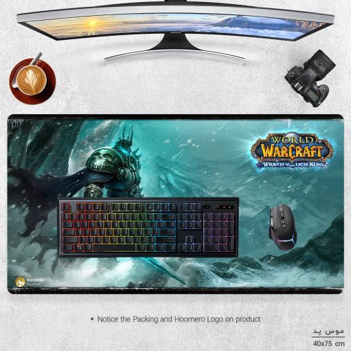 ماوس پد مخصوص بازی هومرو مدل MX965 طرح بازی وارکرفت Warcraft
