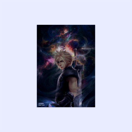 پوستر هومرو مدل فلزی طرح بازی Final Fantasy کد PS1230