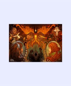 پوستر هومرو مدل فلزی طرح DotA2 کد PS339