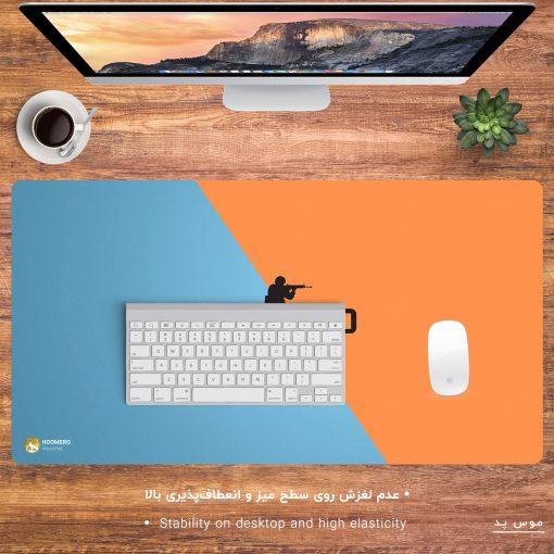 ماوس پد مخصوص بازی هومرو مدل MX992 طرح بازی کانتر استرایک