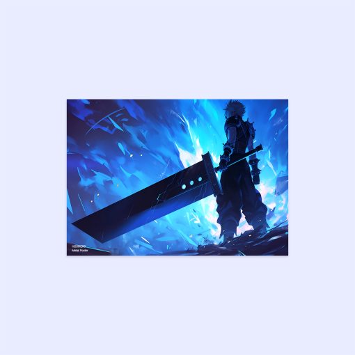 پوستر هومرو مدل فلزی طرح بازی Final Fantasy کد PS1197