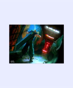 پوستر هومرو مدل فلزی طرح بازی Final Fantasy کد PS1212