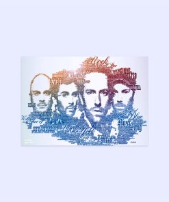 پوستر هومرو مدل فلزی طرح موسیقی COLDPLAY کد PS1470