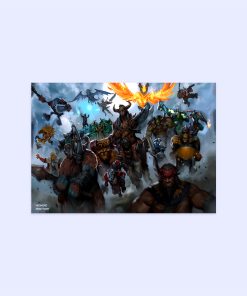 پوستر هومرو مدل فلزی طرح DotA2 کد PS348
