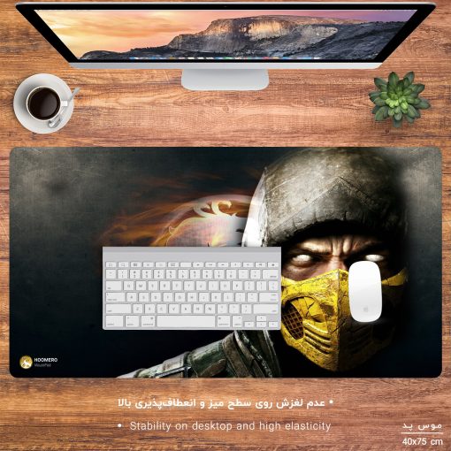 ماوس پد مخصوص بازی هومرو مدل MX819 طرح بازی مورتال کامبت