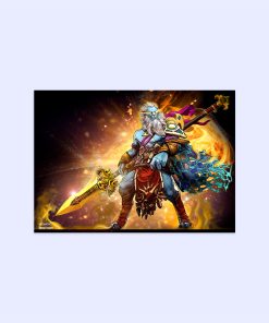 پوستر هومرو مدل فلزی طرح DotA2 کد PS360