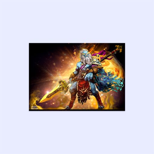 پوستر هومرو مدل فلزی طرح DotA2 کد PS360