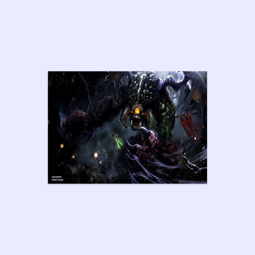 پوستر هومرو مدل فلزی طرح DotA2 کد PS349