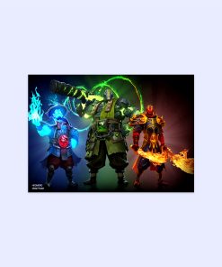 پوستر هومرو مدل فلزی طرح DotA2 کد PS350