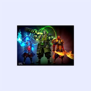 پوستر هومرو مدل فلزی طرح DotA2 کد PS350