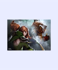 پوستر هومرو مدل فلزی طرح DotA2 کد PS340