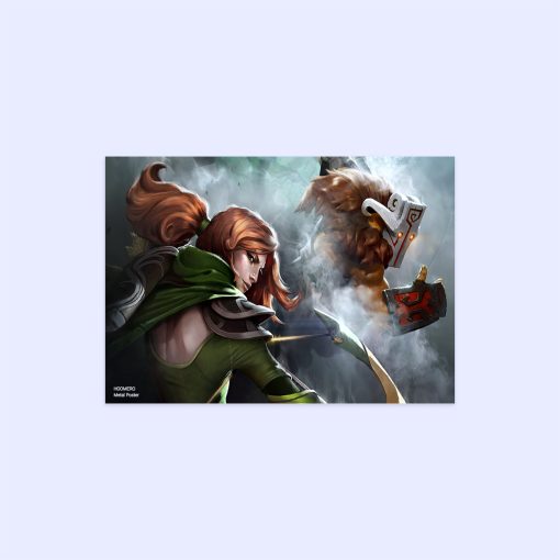 پوستر هومرو مدل فلزی طرح DotA2 کد PS340