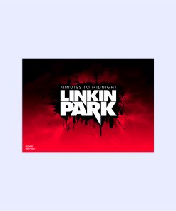 پوستر هومرو مدل فلزی طرح موسیقی Linkin Park کد PS1486