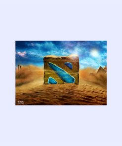 پوستر هومرو مدل فلزی طرح DotA2 کد PS370