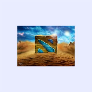 پوستر هومرو مدل فلزی طرح DotA2 کد PS370