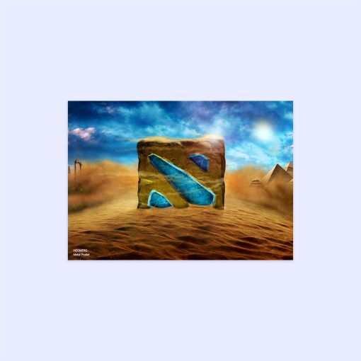 پوستر هومرو مدل فلزی طرح DotA2 کد PS370