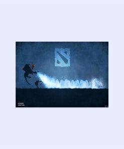 پوستر هومرو مدل فلزی طرح DotA2 کد PS364