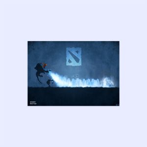 پوستر هومرو مدل فلزی طرح DotA2 کد PS364