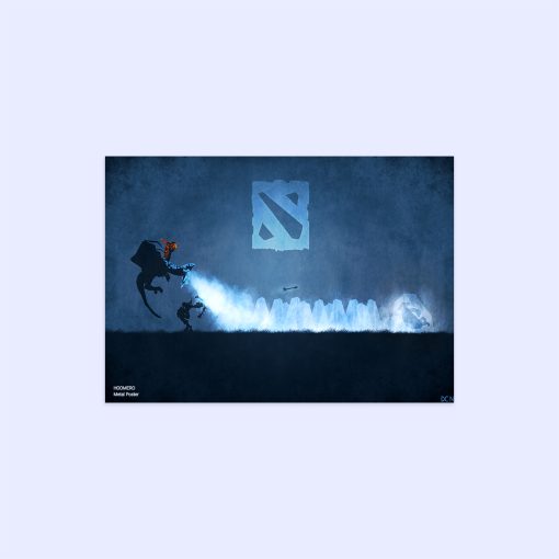 پوستر هومرو مدل فلزی طرح DotA2 کد PS364