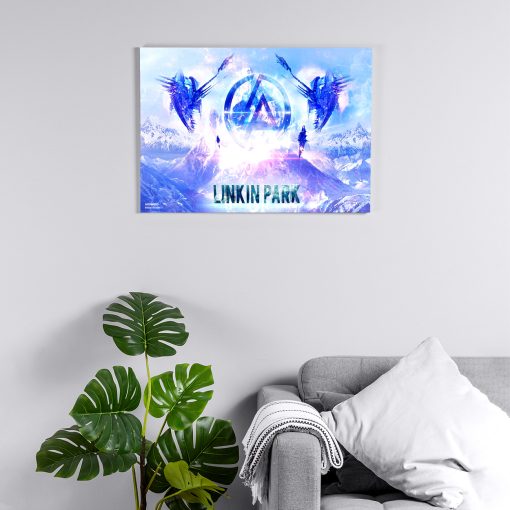 پوستر هومرو مدل فلزی طرح موسیقی Linkin Park کد PS1478
