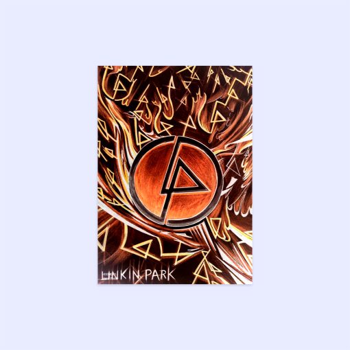 پوستر هومرو مدل فلزی طرح موسیقی Linkin Park کد PS1490