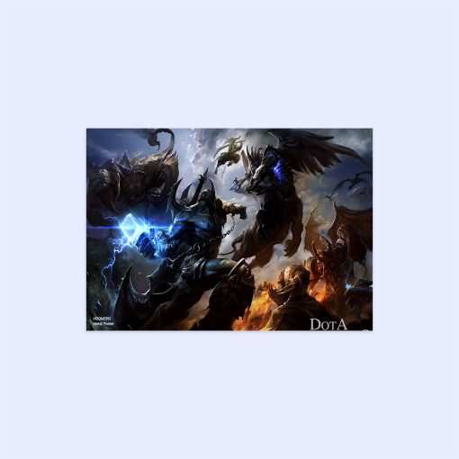 پوستر هومرو مدل فلزی طرح DotA2 کد PS346