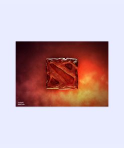 پوستر هومرو مدل فلزی طرح DotA2 کد PS354
