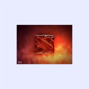 پوستر هومرو مدل فلزی طرح DotA2 کد PS354