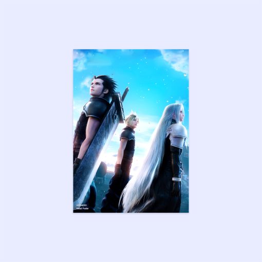 پوستر هومرو مدل فلزی طرح بازی Final Fantasy کد PS1225