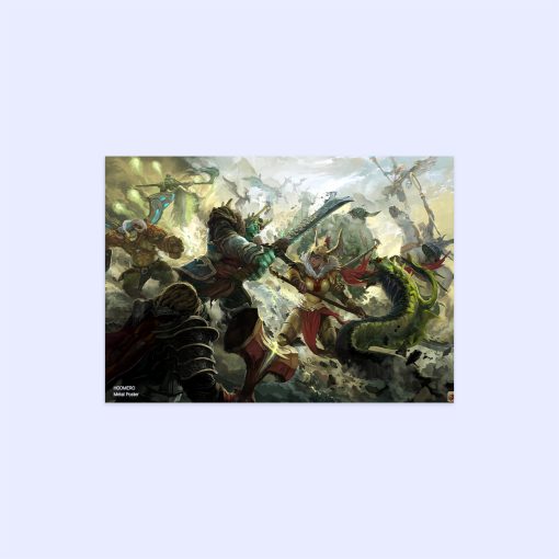 پوستر هومرو مدل فلزی طرح DotA2 کد PS368