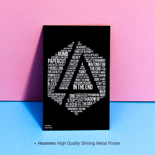 پوستر هومرو مدل فلزی طرح موسیقی Linkin Park کد PS1489