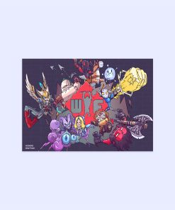 پوستر هومرو مدل فلزی طرح DotA2 کد PS361