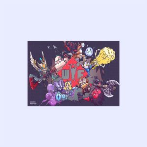 پوستر هومرو مدل فلزی طرح DotA2 کد PS361