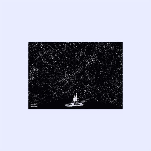 پوستر هومرو مدل فلزی طرح موسیقی COLDPLAY کد PS1466