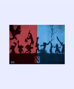 پوستر هومرو مدل فلزی طرح DotA2 کد PS363