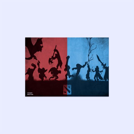 پوستر هومرو مدل فلزی طرح DotA2 کد PS363