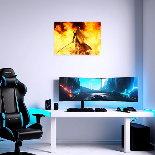 پوستر هومرو مدل فلزی طرح بازی Final Fantasy کد PS1210