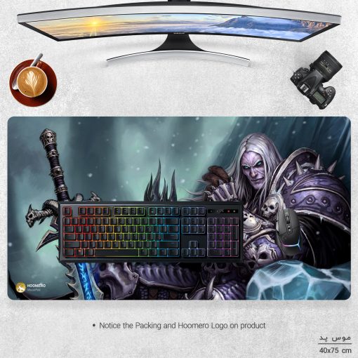 ماوس پد مخصوص بازی هومرو مدل MX964 طرح بازی وارکرفت Warcraft