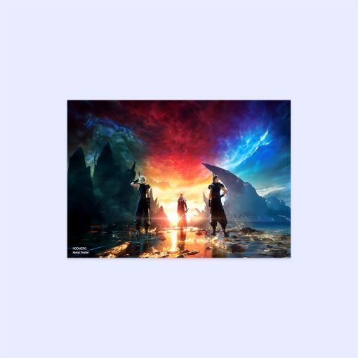 پوستر هومرو مدل فلزی طرح بازی Final Fantasy کد PS1199