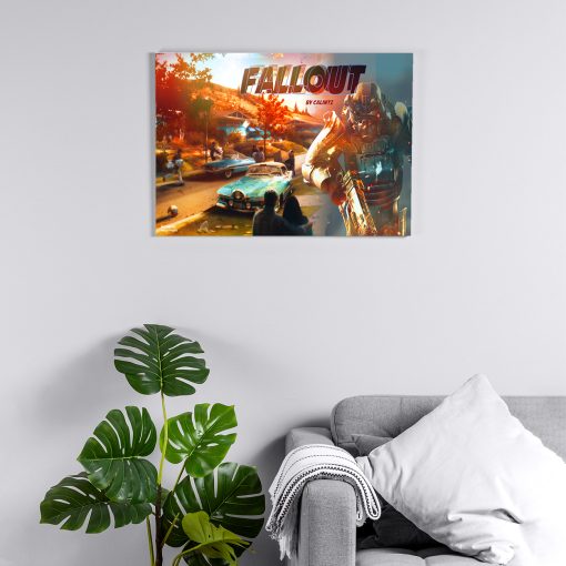 پوستر هومرو مدل فلزی طرح Fallout کد PS400