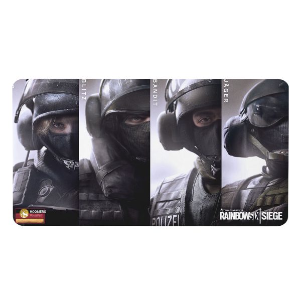 ماوس پد مخصوص بازی هومرو مدل MX1270 طرح بازی رینبو سیکس Tom Clancys Rainbow Six
